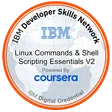 Linux Commands and Shell Scripting Essentials V2 badge