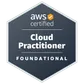 AWS Certified Cloud Practitioner badge
